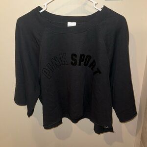 Black oversized t shirt from pink